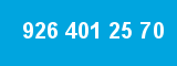 926 401 25 70